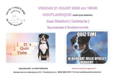 Hondenschool KV 't Houtland - Houtlandquiz