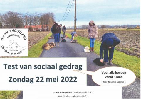 Hondenschool KV 't Houtland - Socialisatietest 2022